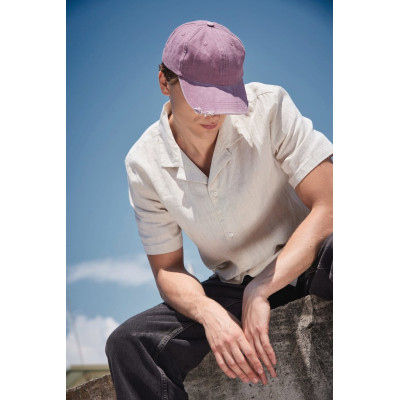 Destroyed washed cap